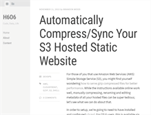Tablet Screenshot of h6o6.com